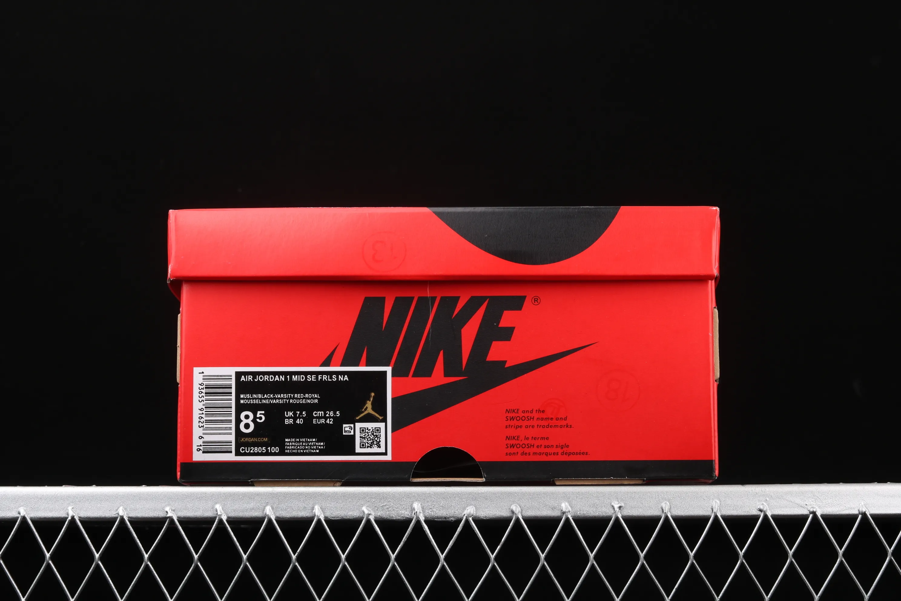 All categories Air Jordan Jordan series basketball shoes Air Jordan 1 Mid Blue The Great x Air Jordan 1 Mid AJ1 Joe 1 mid-top "colorful stitching" basketball shoes CU2805-100